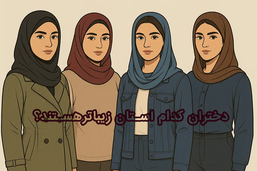 دختران کدام استان زیباتر هستند