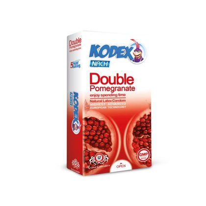 کاندوم دبل انار ناچ کدکس مدل Double Pomegranate بسته 12عددی