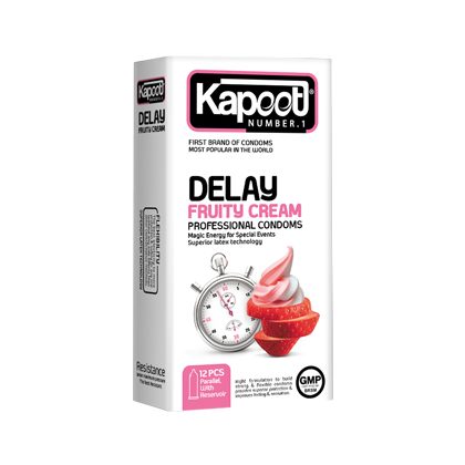 کاندوم کاپوت Delay Fruity Cream (12 عددی)